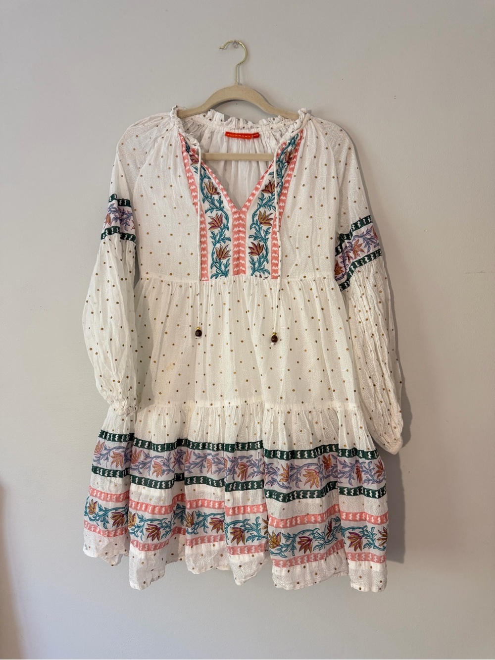 Oliphant boho long sleeve dress